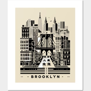 Brooklyn Graphic T-Shirt Posters and Art